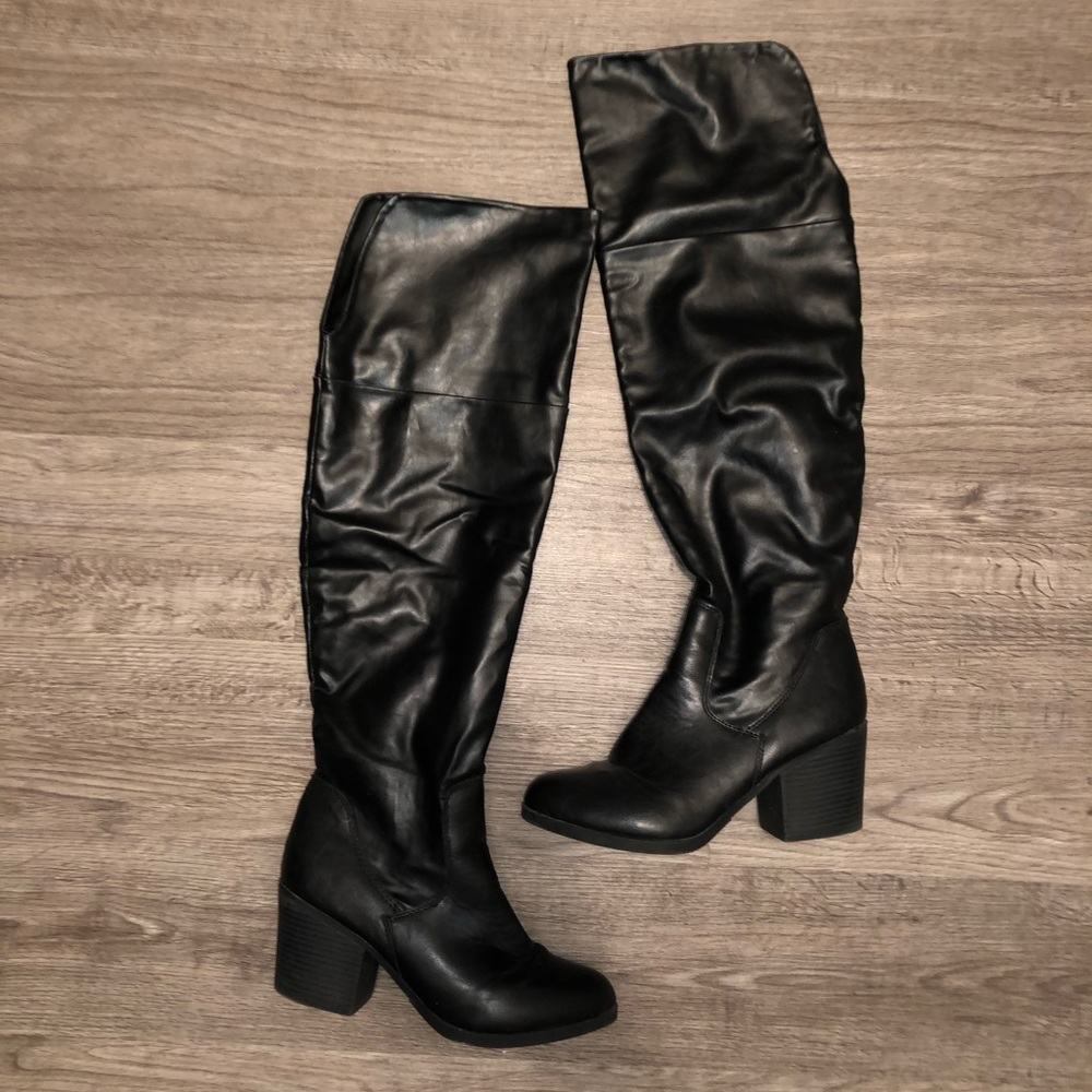 Knee high boots